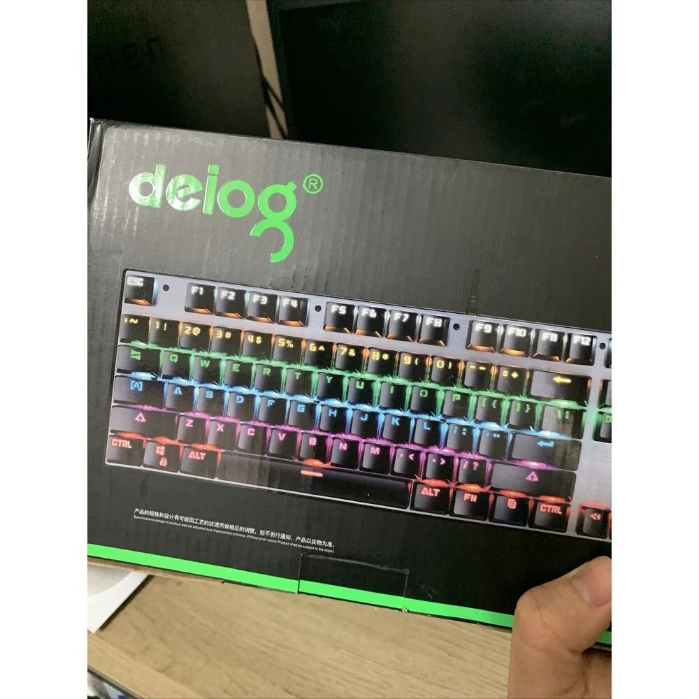 Deiog DY-101 Professional Competitive Mechanical Keyboard Used Minimal Teal